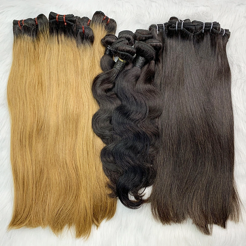 Overseas Natural Single Donor Raw Straight Hair, Top 10A Raw Bundle Hair Vendors, Cuticle Aligned Indian Hair