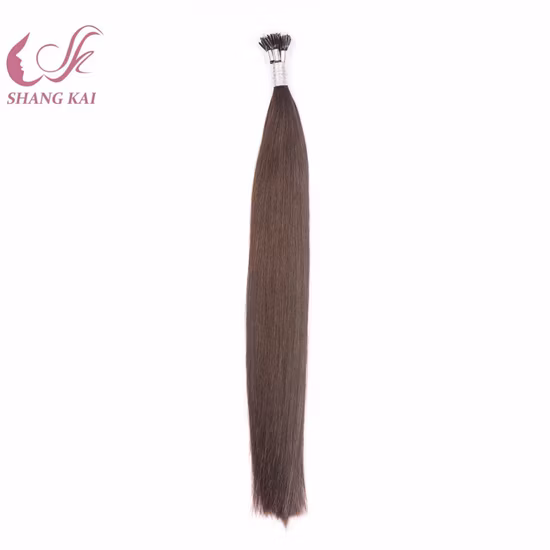 Estensione dei capelli allineata con cuticola a doppia punta Nano Disegnata Capelli umani Capelli russi/mongoli