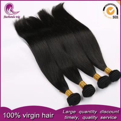 Fasci di capelli mongoli Tessuto vergine di capelli umani di buon spessore