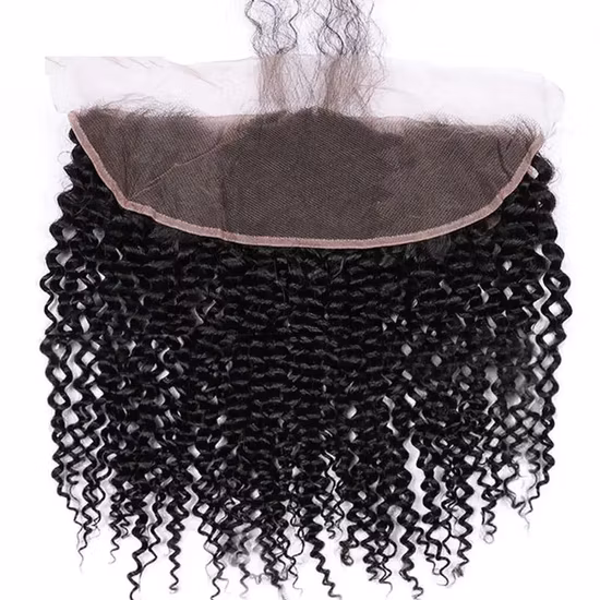 Frontale economico per capelli economici con chiusura di capelli vergini umani di colore naturale 13*4