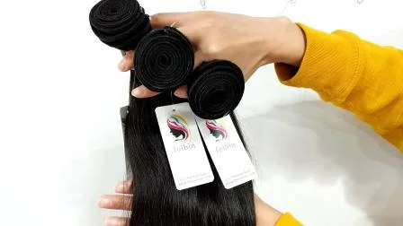 Fasci di capelli umani al 100% diritti indiani naturali grezzi non sintetici all'ingrosso